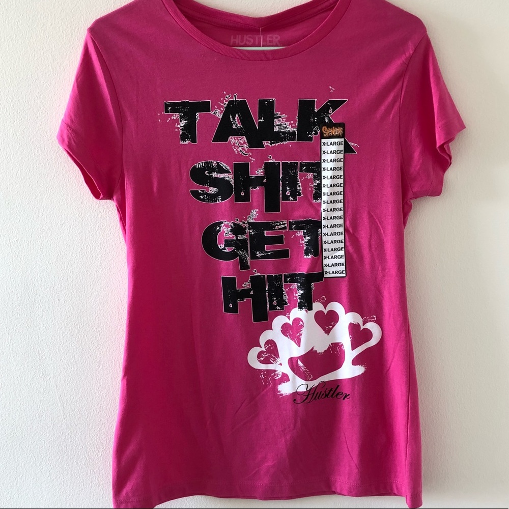 BNWT “Talk Shit Get Hit” tee XL